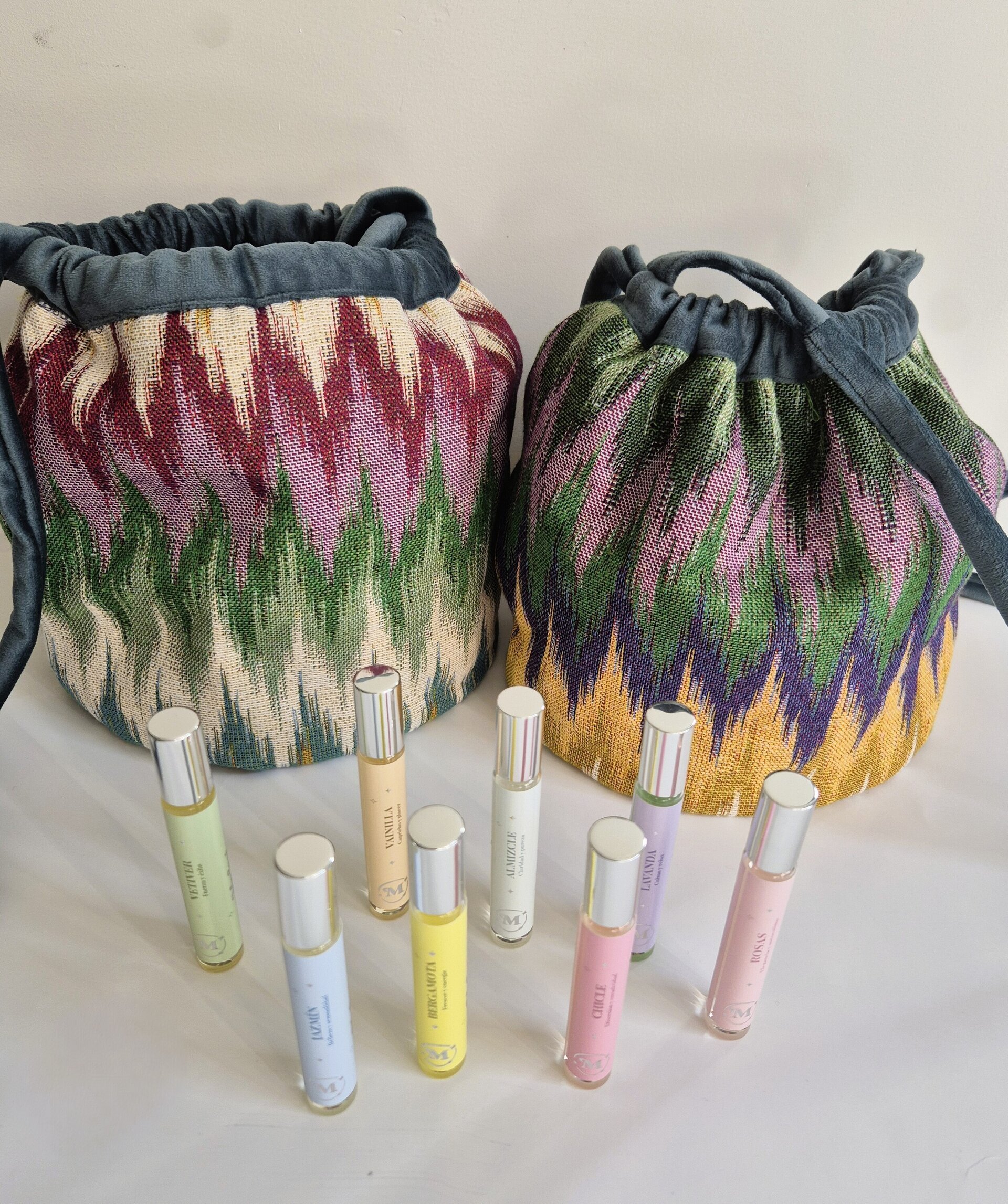 Aromas en Movimiento Color Verde y Azul Pato - 4