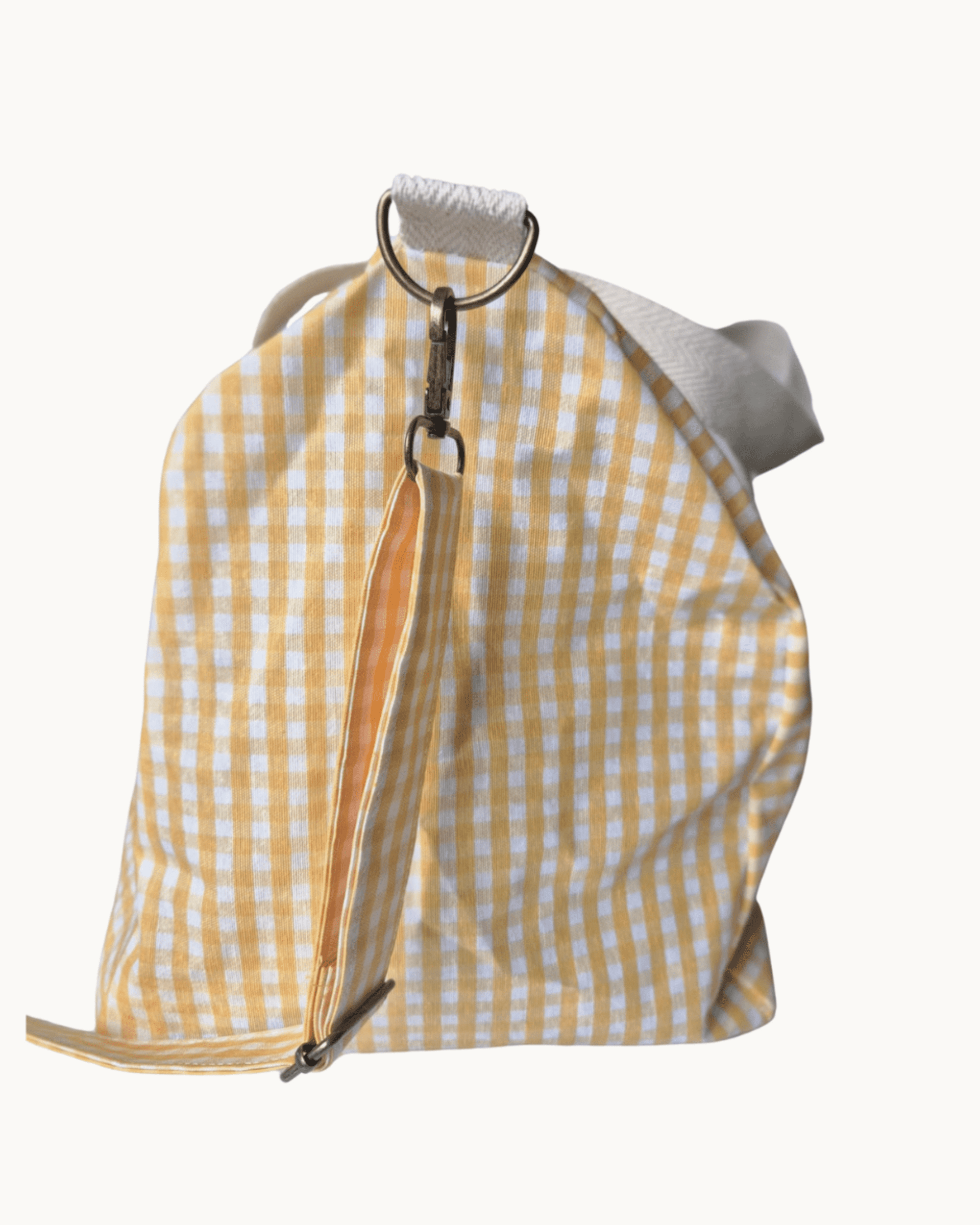 Kids Vichy Mini Amarillo + Talega - 2